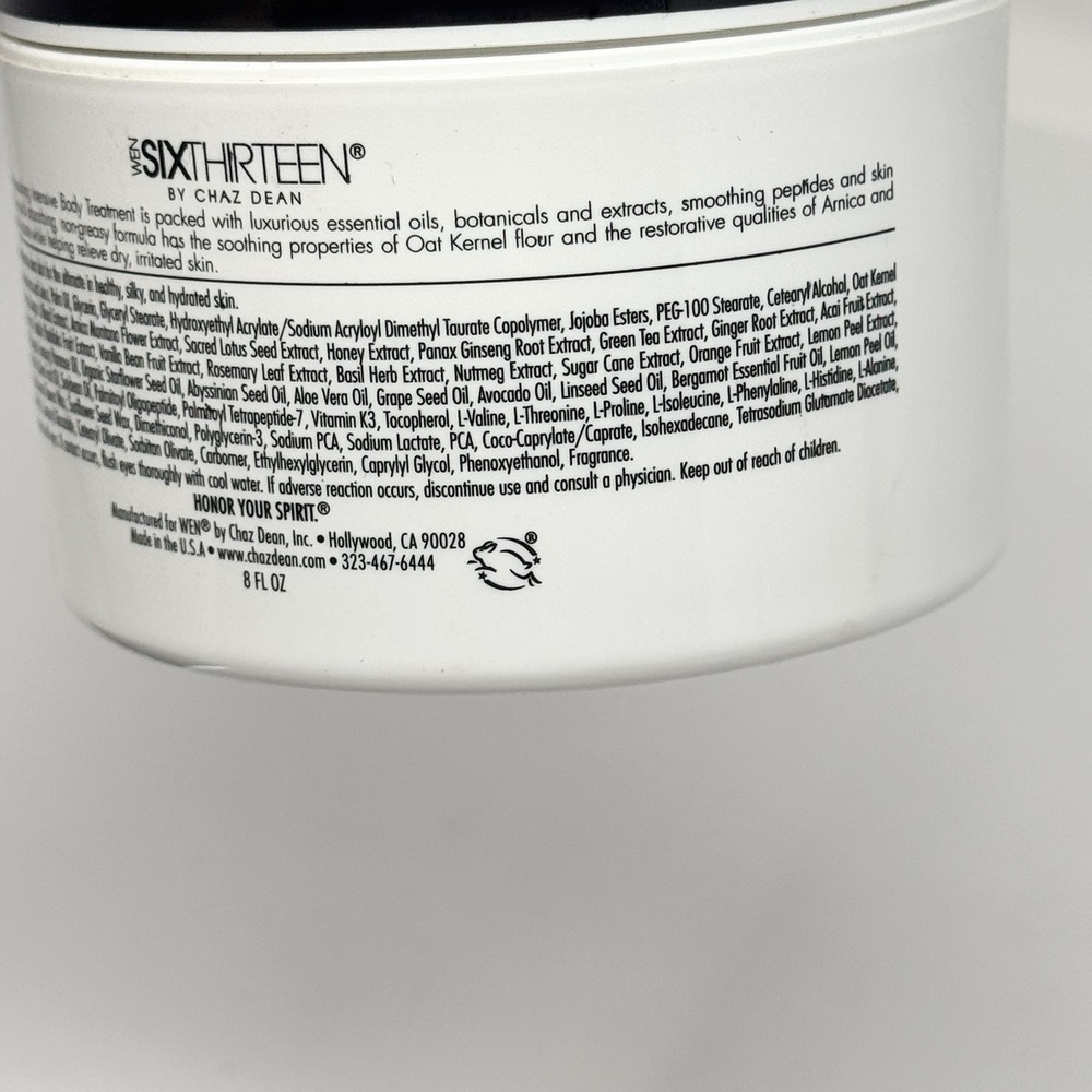 613 SixThirteen Ultra Nourishing Intensive Body Treatment 8OZ Lemon Wen SEALED - Picture 4 of 6